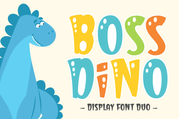 Boss Dino: A Playful Display Font with Editorial Warmth