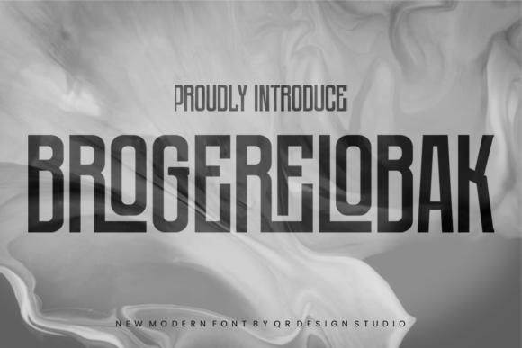 Brogerelobak: A Bold, Authentic Display Font for Digital Brands