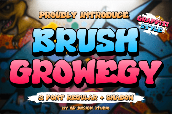 Brush Growegy: A Bold Decorative Font for Digital Branding