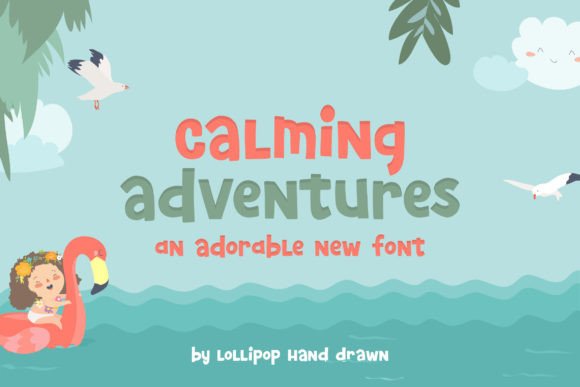 Calming Adventures: A Display Font That Elevates Digital Branding