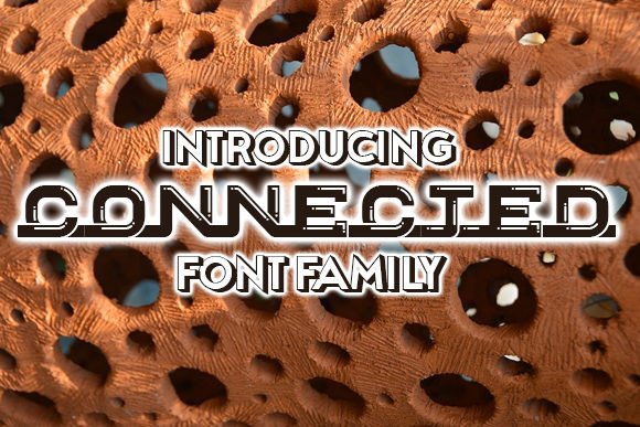 Connected Font: A Bold, Professional Display Typeface for Small Businesses