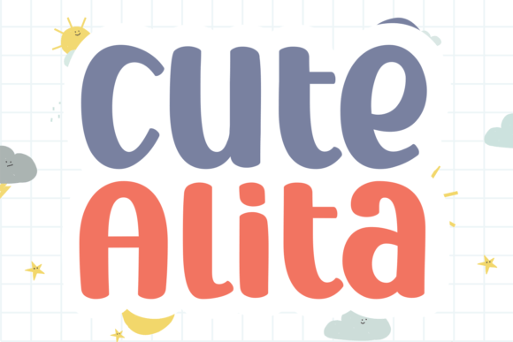 Cute Alita: A Playful Display Font for Handmade Charm
