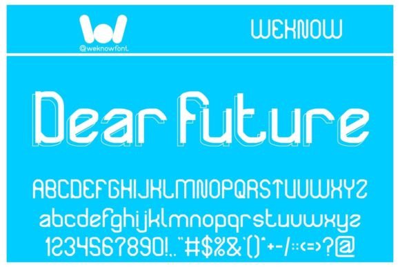 Dear Future: A Display Font That Makes Your Brand Stand Out