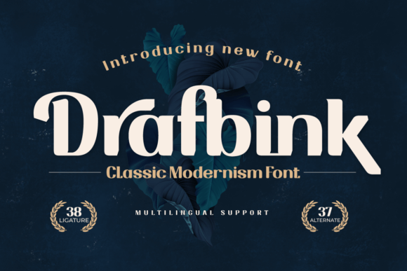 Drafbink: A Refined Serif Font for Elegant Web Branding