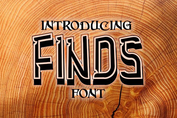 Finds: A 3D Display Font That Lifts Your Web Design