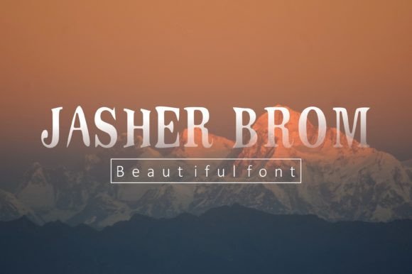 Jasher Brom: A Display Font That Makes Your Brand Shine