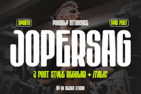 Jopersag: A Bold, Authentic Display Font for Editorial Identity