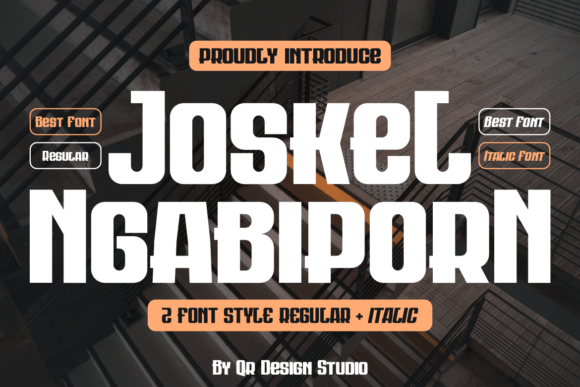 Joskel Ngabiporn: A Clean, Confident Sans Serif for Small Business Branding