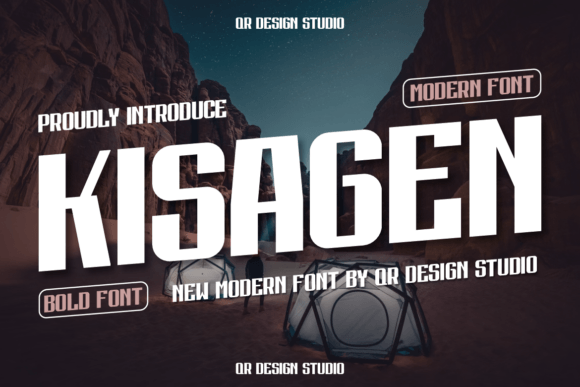 Kisagen: A Bold, Authentic Sans Serif Font for Real Business Branding