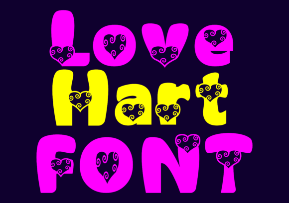 Love Hart Font: A Playful Display Typeface That Feels Hand-Touched
