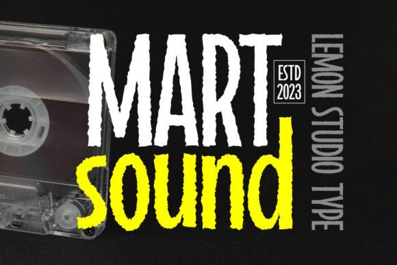 Martsound: A Chunky, Distorted Sans-Serif Display Font That Stands Out