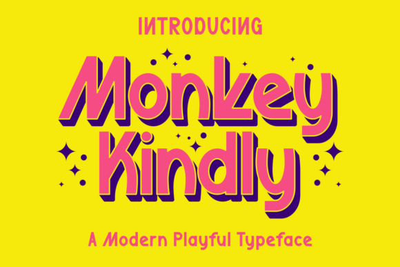 Monkey Kindly: A Display Font That Speaks With Warmth