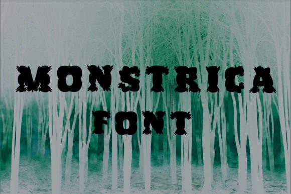 Monstrica: A Bold Display Font for Memorable Branding