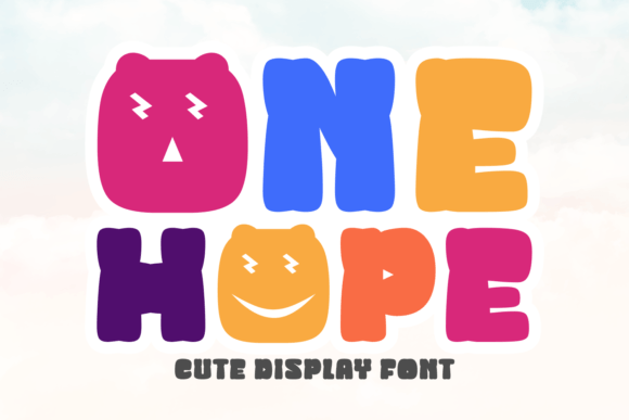 One Hope Font: Friendly, Fun & Perfect for Small Business Branding
