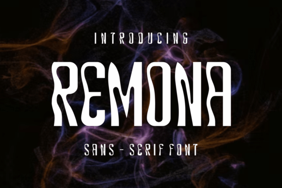 Remona: A Wavy, 70s-Inspired Display Font for Authentic Branding