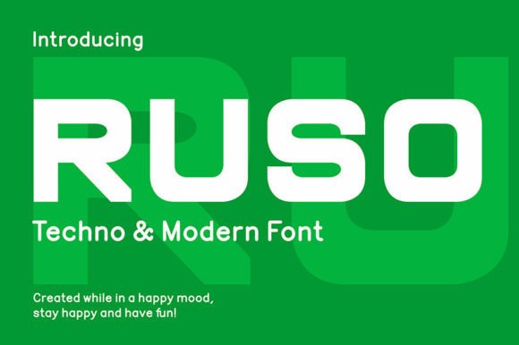 Ruso: A Modern Display Font for Editorial Clarity