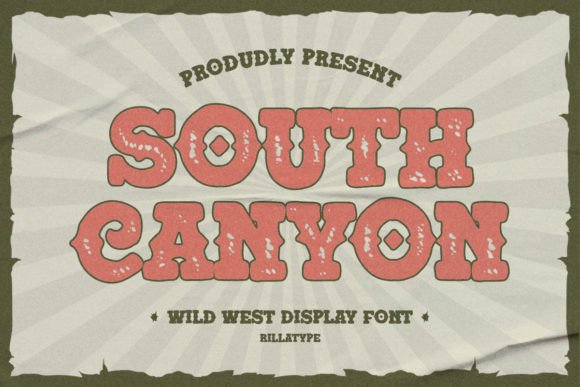 South Canyon: A Bold Serif Display Font for Editorial Impact