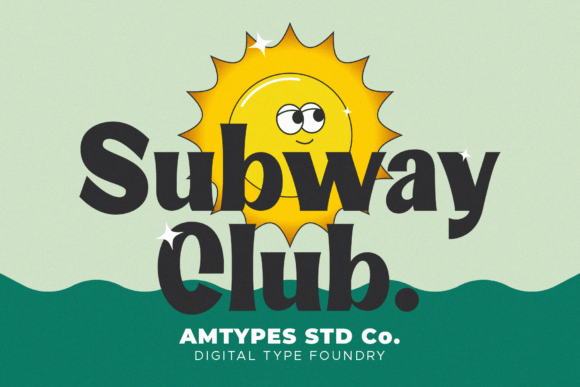 Subway Club: A Retro Display Font for Scroll-Stopping Campaigns