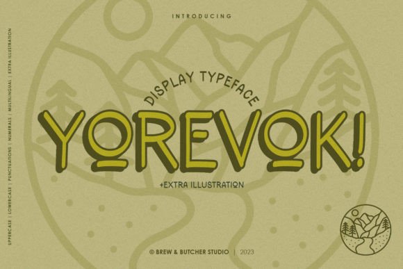 Yorevok: A Bold, Friendly Display Font for Campaign Headlines